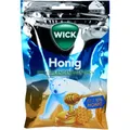 Produktbild: WICK Honig Hustenbonbon mit Menthol 72 g PZN 19399358