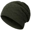 Produktbild: Compagno Gefütterte Mütze Herren Damen Wintermütze Beanie Strickmütze Winter Weihnachten Haube Hat Cap Männer Frauen