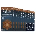 Produktbild: ANSMANN Hörgerätebatterien Typ 312 braun, 120 Stück, Zink Luft 1,4V