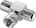 Produktbild: Adapter 2x F-Kupplung auf F-Stecker T-Stück