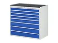 Produktbild: Rau Schubladenschrank m. Anti-Rutsch-Matte 8 Schubl.-XXL 4x90 1x120 3x150mm (03-XXL7.8A-MT.11)