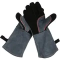 Produktbild: BBQ Handschuhe, 500°C hitzebeständig, , Kochhandschuhe, Grill, Schwarz-Grau, ...