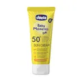 Produktbild: Chicco Sonnencreme SPF 50+ für Kinder, wasserfest, ausgezeichneter Schutz gegen UVA, UVB und Infrarot, 0 Monate +, 75 ml