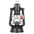 Produktbild: Feuerhand Sturmlaterne Baby Special 276 Mattschwarz - Für Garten, Camping & Balkon - traditionelle Petroleumlampe - Mit 20 Stunden Leuchtdauer - Made in Germany