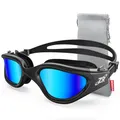 Produktbild: ZIONOR G1 Polarisierte Mirror Schwimmbrille Unisex Erwachsene Herren Damen Anti-Blatt 100% Anti-UV Tauchen Brille