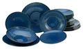 Produktbild: CreaTable, 10591, Serie Sea Breeze, 18-teiliges Geschirrset, Teller Set aus Steinzeug, spülmaschinen- und mikrowellengeeignet, Made in Portugal