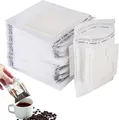 Produktbild: Drip Coffee Bag, 100 Stücke Tragbare Kaffeefilter, Kaffee Tee Drip Filtertüten, 