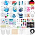 Produktbild: JOTOL Epoxidharz Formen Set,132 Stück Silikonformen Epoxidharz,Resin