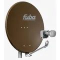 Produktbild: Fuba DAL 804 B Sat Anlage Antenne Schüssel Spiegel Alu Braun Quad LNB DEK 417 4 Teilnehmer (HDTV-, 4K, 3D-kompatibel)