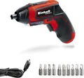 Produktbild: Einhell Akkuschrauber TE-SD 3,6/1 Li (Li-Ion, 3.6 V, 4.5 Nm Drehmoment, Micro-USB-Lader, Magnetbithalterung, LED-Beleuchtung, Softgrip, inkl. 10-teiliges Bit-Set)