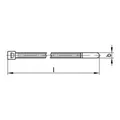 Produktbild: HellermannTyton Kabelbinder 3,5x290 schwarz T30LL-W-BK, 100 Stück