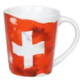 Produktbild: Könitz Becher Flagge Schweiz Tasse Kaffeetasse Porzellan Bunt 380 ml 1111342860
