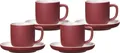 Produktbild: Ritzenhoff & Breker JASPER Espressotasse mit Untertasse 100 ml 4er Set beere
