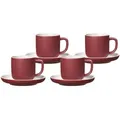 Produktbild: Ritzenhoff & Breker JASPER Espressotasse mit Untertasse 100 ml 4er Set - Beere