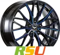 Produktbild: 4x Barracuda Project 3.0 black gloss flashblue 10x20