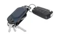 Produktbild: TROIKA Schlüssel Tracker Apple® Find My Funktion Track & FIND Key Organizer mit Ortung von befestigten Schlüsseln möglich und erweiterbar für bis zu 4 Schlüssel aus Kunstleder und Metall in blau