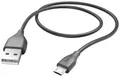 Produktbild: Hama USB-Ladekabel USB 2.0 USB-A Stecker, USB-Micro-B Stecker 1.50m Schwarz 00201586
