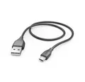 Produktbild: Hama Ladekabel, USB-A - Micro-USB, 1,5 m, Schwarz (00201586) USB-Kabel