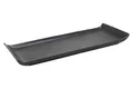 Produktbild: Servierplatte Servierschale Schwarz Matt Steingut 33 x 13 cm