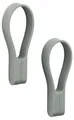 Produktbild: Zone Denmark Loop Handtuchklammern, Handtuchaufhänger, Magnetische Handtuchclips, Klammern/Clips für Handtücher und Geschirrtücher, 9 cm, 2 Stück, Matcha Green (Grün)