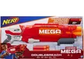 Produktbild: Nerf N Strike Mega Doublebreach  bis zu 23 Meter Schussweite, inkl. 6 Mega Whist