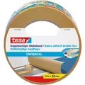 Produktbild: tesa® Doppelseitiges Klebeband, universal, 25m x 50mm, beige
