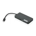 Produktbild: Lenovo 7-in-1 USB-C Hub Schwarz, HDMI, 3x USB-A, Ethernet, 1x USB-C, Card Reader