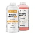 Produktbild: R PRO 10 Silikon Kautschuk flüssig 1:1 – weiches Abformsilikon & Dubliersilikon, ungiftig und geruchlos, ideal für Formenbau, Schmuck, Modellbau, Resin & Kunsthandwerk (2 kg)