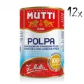 Produktbild: 12x Mutti polpa di Pomodoro Tomatenpulpe Tomaten sauce 100% Italienisch 400g