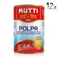 Produktbild: 12 Mutti polpa di Pomodoro Tomatenpulpe Tomaten sauce 100% Italienisch 400g dose
