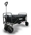 Produktbild: Frosal Bollerwagen Alex faltbar in schwarz/grau Strandwagen, faltbar schwarz