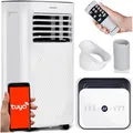 Produktbild: Berdsen Mobiles Klimagerät 3-in-1-9000 BTU - Kühlung, Entfeuchtung, Ventilation - Tuya Smart App - Energieeffizient