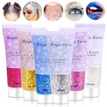 Produktbild: Body Glitter Gel 6 Stück, Face Glitter Festival Glitzer Gesicht, Körper Glitzer Chunky Glitter Sequin für Gesicht Haare Lippen Nägel Festival Party Makeup Theaterschminke Fasching Schminke