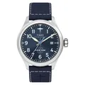 Produktbild: Timex TW2Y38800 Timex x Pan Am® Waterbury Ace 41 mm Lederarmbanduhr – Herrenuhr