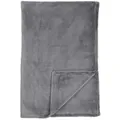 Produktbild: Schiesser Wohndecke Mia - Velvet Soft - 150 x 200 cm - Dunkelgrau