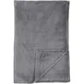 Produktbild: Schiesser Wohndecke Mia - Velvet Soft - 150 X 200 Cm - Dunkelgrau
