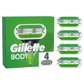 Produktbild: Gillette Body Systemklingen 4er