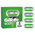 Produktbild: Gillette Body Herren, 4 Rasierklingen mit 3-fach Klinge