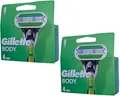 Produktbild: 8x Gillette Body Rasierklingen 2x 4er Pack