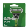 Produktbild: Gillette Body 4 er Klingen Rasierklingen für den Körper Herrenklingen