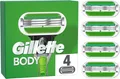 Produktbild: Gillette Body Rasierklingen Herren 4er Pack 3 fach Klinge Körperrasur Bart