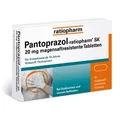 Produktbild: Pantoprazol-ratiopharm® SK 20 mg magensaftresistente Tabletten bei Sodbrennen
