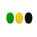 Produktbild: AFH Webshop Schreibhilfe | Griffverdickung | Soft Egg | 3er Set | grün, gelb, schwarz