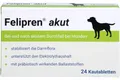 Produktbild: Felipren akut Kautabletten bei und nach akutem Durchfall von Hunden, 24 St. Tabletten