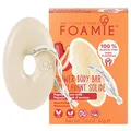 Produktbild: Foamie Body Bar Oat to Be Smooth – Fester Dusch Bar mit Hafermilch & Papaya – Sanfte Reinigung & Pflege für alle Hauttypen – pH-hautneutral, vegan & plastikfrei, cremiger Papayaduft, 80 g