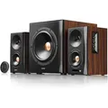 Produktbild: Edifier S360DB 2.1 Home-Entertainment-System (150 Watt) mit Bluetooth 4.1 (aptX), Holzfarben