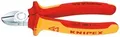 Produktbild: KNIPEX 70 06 160 Diagonale Zange Chrom-Vanadium-Stahl Kunststoff Orange Rot  ~D~