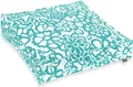 Produktbild: H.O.C.K. Paloma Outdoor Matratzenkissen 50x50x10cm floral türkis