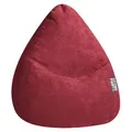 Produktbild: Sitting Point Sitzsack Beanbag Alfa XXL Stoff Rot Weinrot
