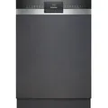 Produktbild: Siemens SN53ES04TE Teilintegrierter Geschirrspüler, 60 cm - Silber